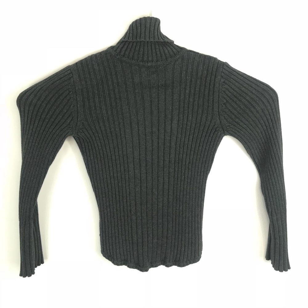 Calvin Klein women’s turtleneck sweater sz m grey - Picture 2 of 4